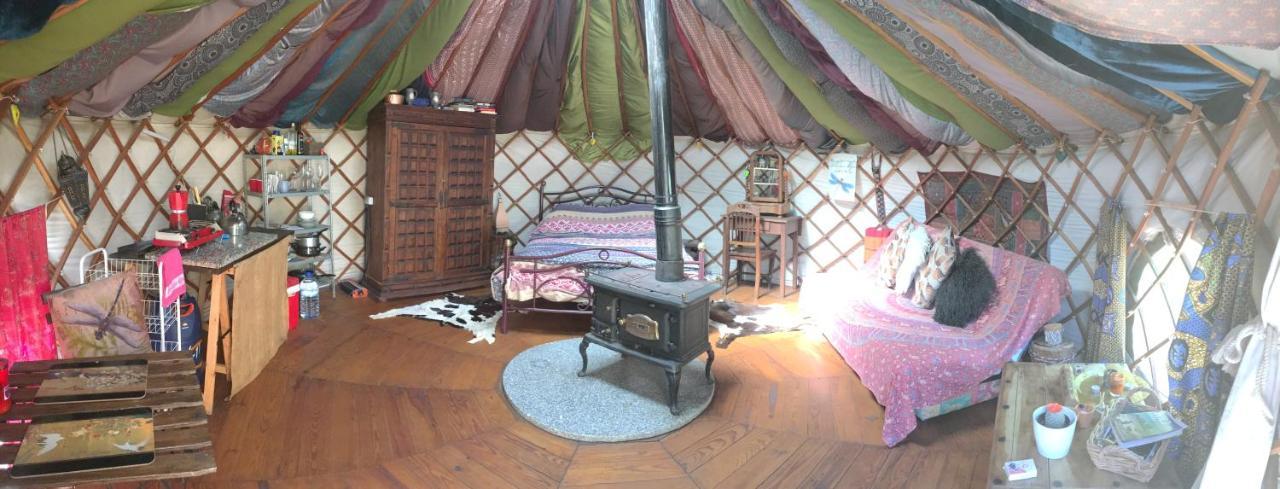 Star Gazing Luxury Yurt With River Views, Off Grid Eco Living Vale do Barco ภายนอก รูปภาพ