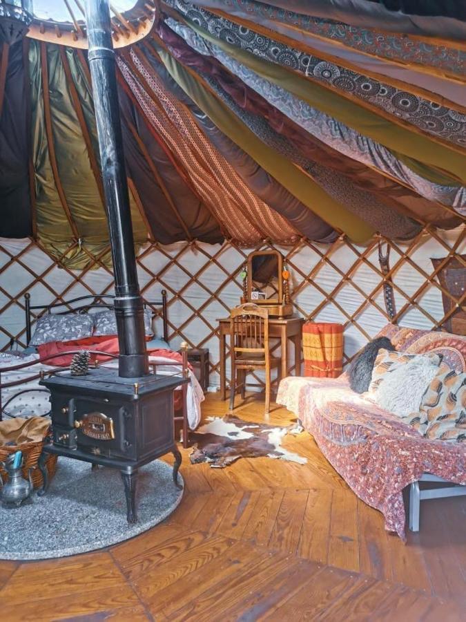 Star Gazing Luxury Yurt With River Views, Off Grid Eco Living Vale do Barco ภายนอก รูปภาพ