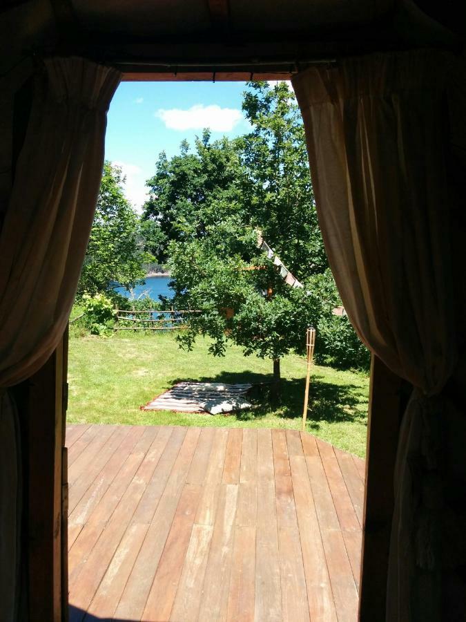 Star Gazing Luxury Yurt With River Views, Off Grid Eco Living Vale do Barco ภายนอก รูปภาพ
